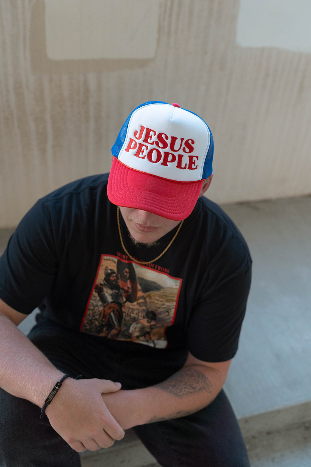 Jesus People Trucker Hat (Red)