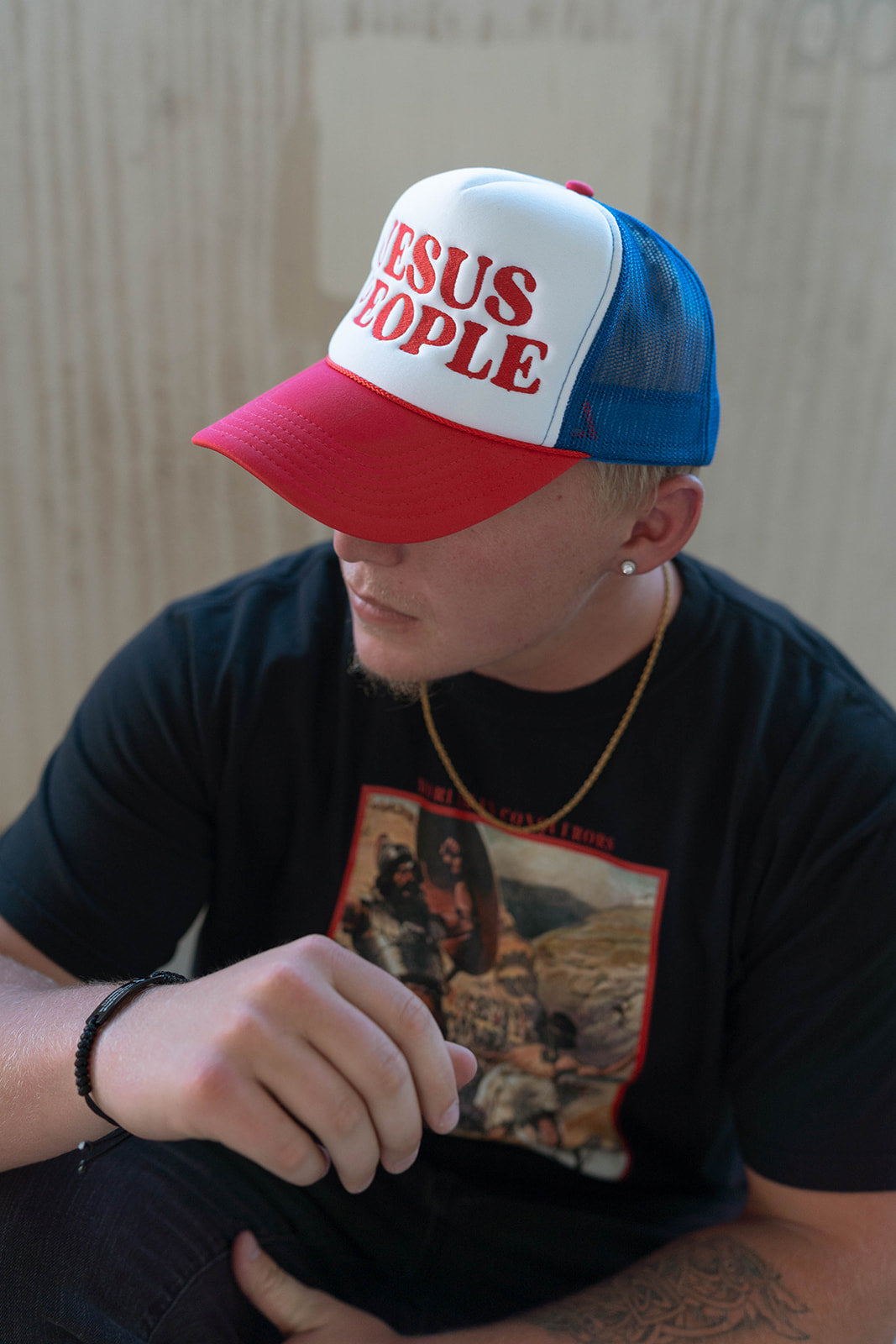 Jesus People Trucker Hat (Red)