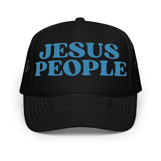 Jesus People Trucker Hat (Light Blue)