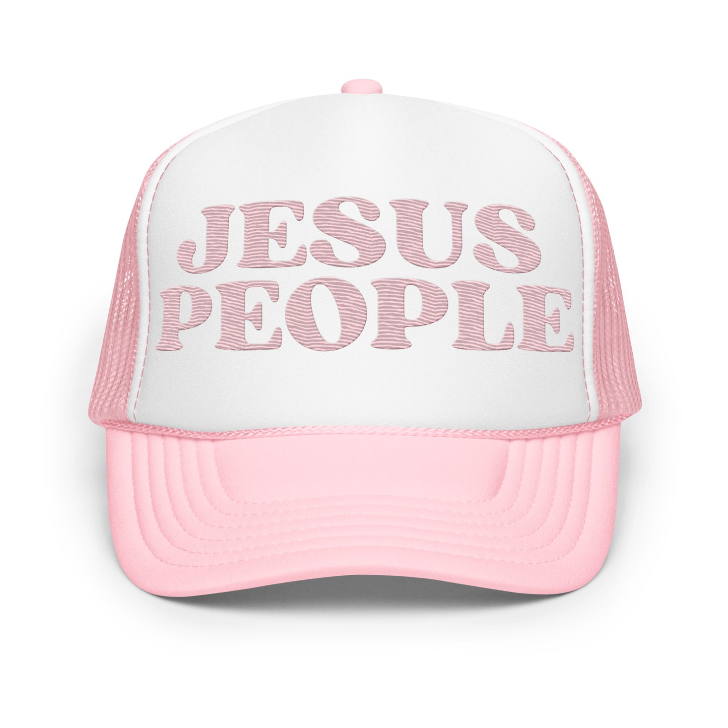 Jesus People Trucker Cap (Pink)