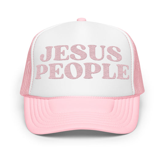 Jesus People Trucker Cap (Pink)