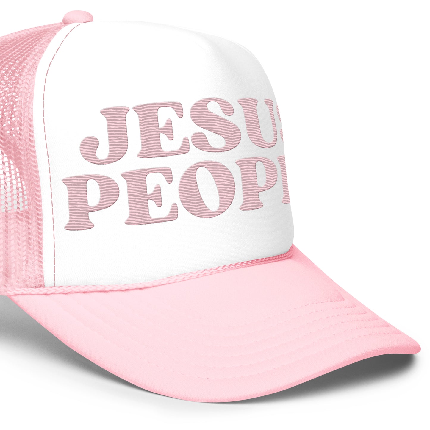 Jesus People Trucker Cap (Pink)