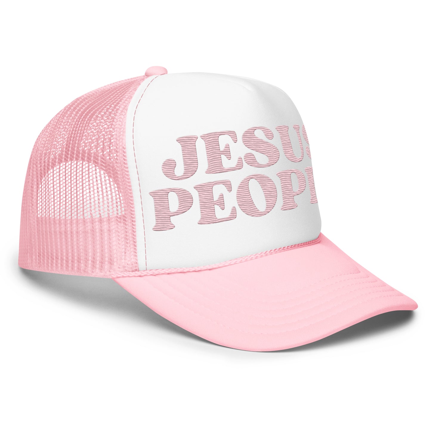 Jesus People Trucker Cap (Pink)